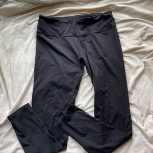 Victoria Sport workout pants, black, lettering